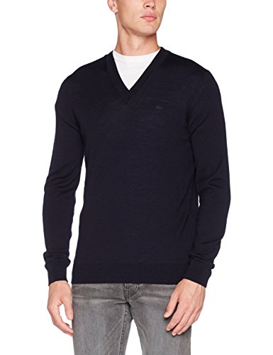 Lacoste Ah2987 Suéter, Azul (Marine), Small (Talla del Fabricante: 3) para Hombre