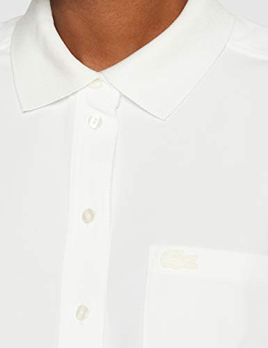 Lacoste Cf2526 Camisa, Harina, 38 para Mujer