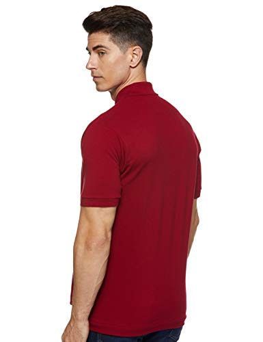 Lacoste L1212, Camisa de Polo para Hombre, Rojo (Bordeaux), 5XL