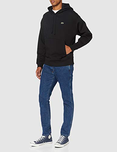 LACOSTE L!VE Sh1441 Suéter, Noir/Noir, 3XL Unisex Adulto