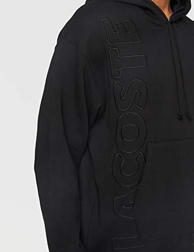 LACOSTE L!VE Sh1441 Suéter, Noir/Noir, 3XL Unisex Adulto