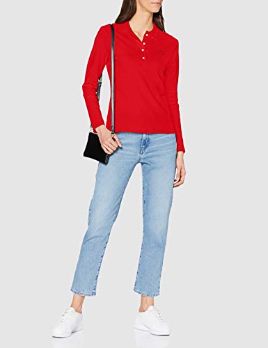 Lacoste PF5464 Camisa de Polo, Rouge, 34 para Mujer