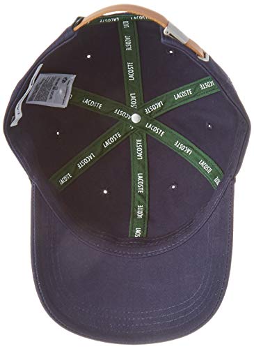 Lacoste RK4709 Gorra, Marine, Talla Única (Talla del Fabricante: TU) para Hombre