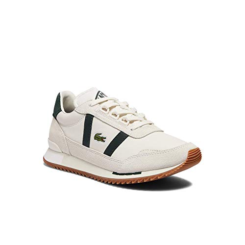 Lacoste Sport Partner Retro 0721 1 SFA, Zapatillas Mujer, Off Wht/Dk Grn, 39.5 EU