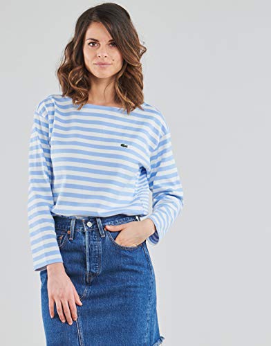 Lacoste TF1305 Camiseta, Nattier/Farine, 40 para Mujer