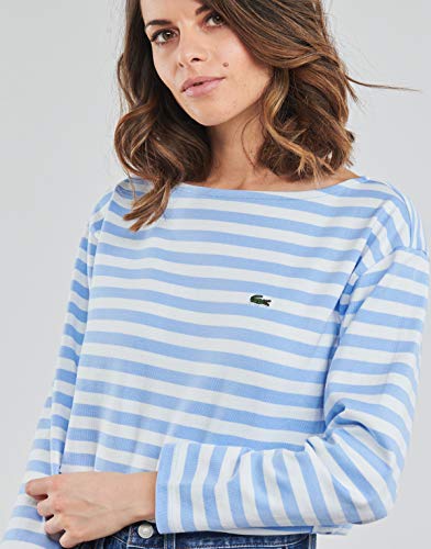 Lacoste TF1305 Camiseta, Nattier/Farine, 40 para Mujer