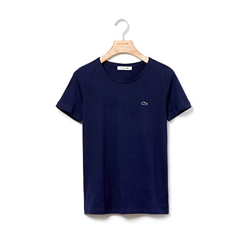 Lacoste Tf3080 Camiseta, Azul (Marine 166), 32 para Mujer