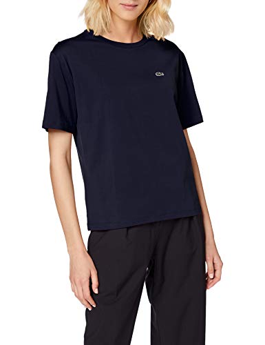 Lacoste TF5441 Camiseta, Marine, 38 para Mujer