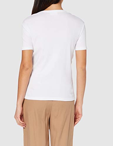 Lacoste TF5457 Camiseta, Blanco, Blanca, 44 para Mujer