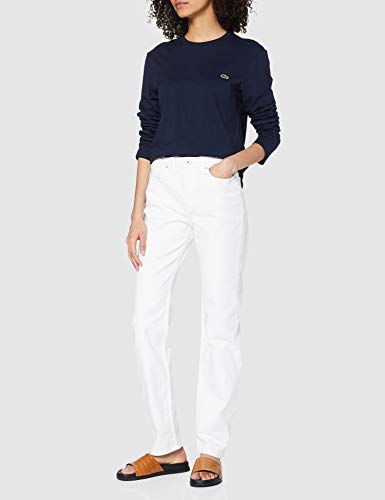 Lacoste Th2040-00 Camiseta, Azuk Marino 166, X-Small para Mujer