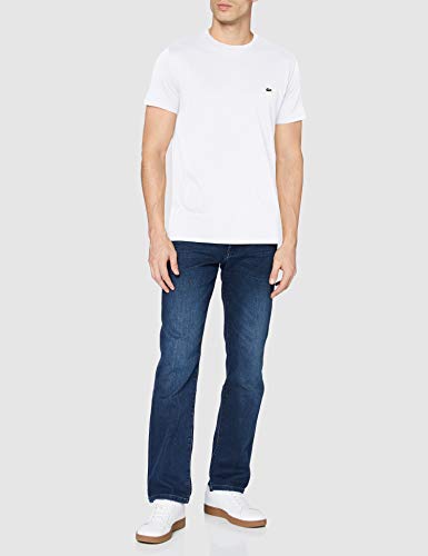 Lacoste TH6709, Camiseta para Hombre, Blanco (Blanc), XS (Talla del fabricante: 2)