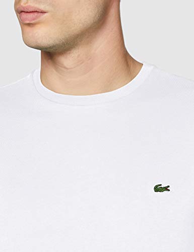 Lacoste TH6709, Camiseta para Hombre, Blanco (Blanc), XS (Talla del fabricante: 2)