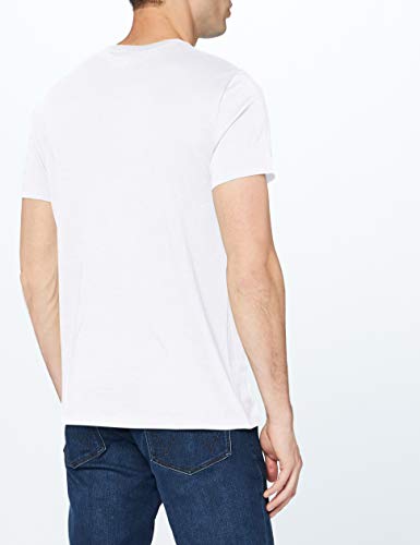 Lacoste TH6709, Camiseta para Hombre, Blanco (Blanc), XS (Talla del fabricante: 2)