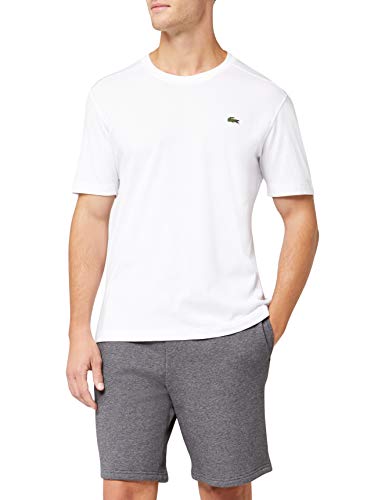 Lacoste TH7618, Camiseta para Hombre, Blanco (Blanc), X-Small (Talla del fabricante: 2)