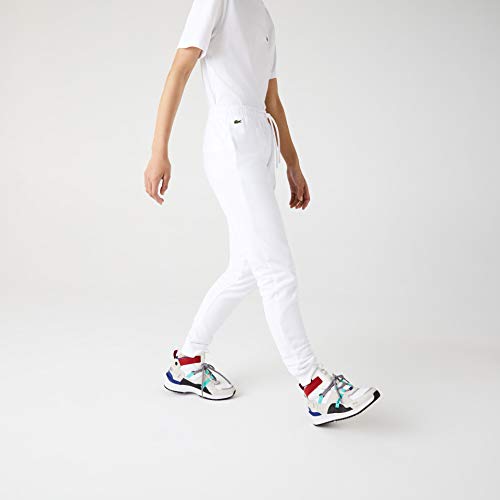 Lacoste XF3168 Pantalones de Vestir, Blanco, 42 W para Mujer