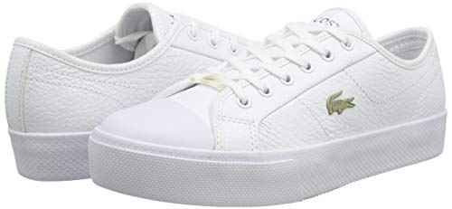 Lacoste Ziane Plus Grand 07211Cfa, Zapatillas Mujer, Wht/Wht, 39.5 EU