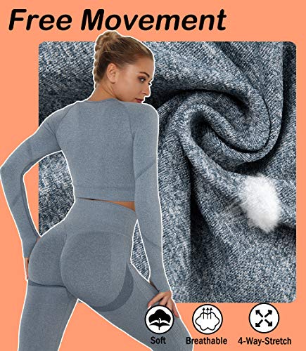 Lalamelon Leggins Deportivos Mujer Push up Mallas Pantalones Cintura Alta Yoga Leggings Pantalón Moda Sin Costuras para Fitness Running Deporte Elásticos y Transpirables
