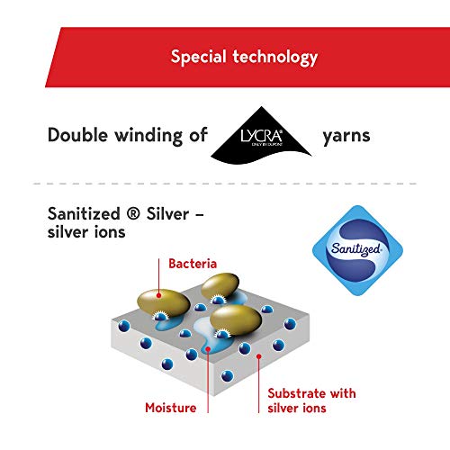 Lauma Medical, Medias de Compresión de 23-32 mmHg con Borde de Silicona Para Hombres y Mujeres, Calcetín Alto, con Punta Abierta, Clase 2.