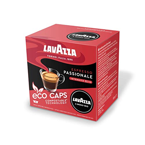 Lavazza A Modo Mio Passionale antes Appassionatamente, Cápsulas de Café, 80 Unidades