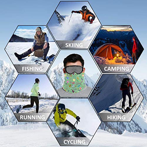 Lawenp Let 's play badminton pattern Cold Weather Ultimate Thermal Retention Face Scarf para hombres y mujeres