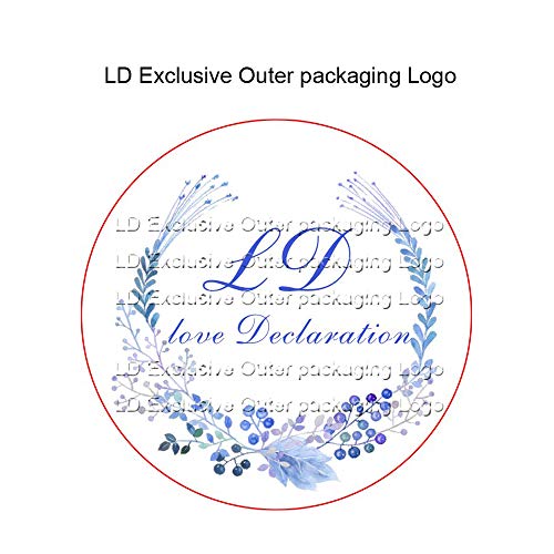 LD Bufanda Mujer Cuadrado 100% Satén de Seda Pañuelos Cuello M 53 * 53cm,rojo