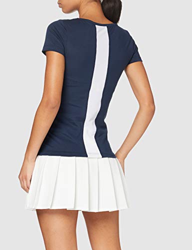 Le Coq Sportif Tennis tee SS N°1 W Camiseta, Mujer, Dress Blues, XS
