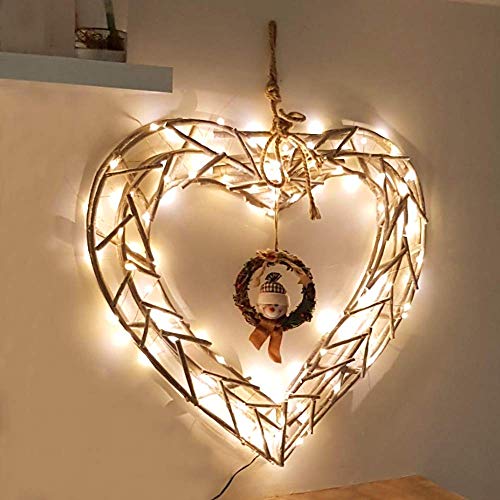 LE Guirnalda de luces LED 22m 200 LED Blanco cálido Alambre de cobre impermeable, Decoración de fiestas, Guirnalda de luces de Navidad