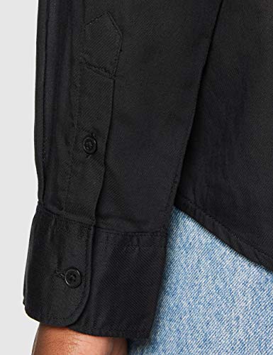 Lee One Pocket Shirt Camisa, Negro, XS para Mujer