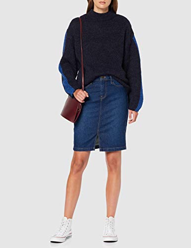 Lee Pencil Skirt, Falda para Mujer, Azul (Dark Garner Uv), 26
