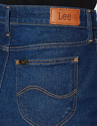 Lee Pencil Skirt, Falda para Mujer, Azul (Dark Garner Uv), 26