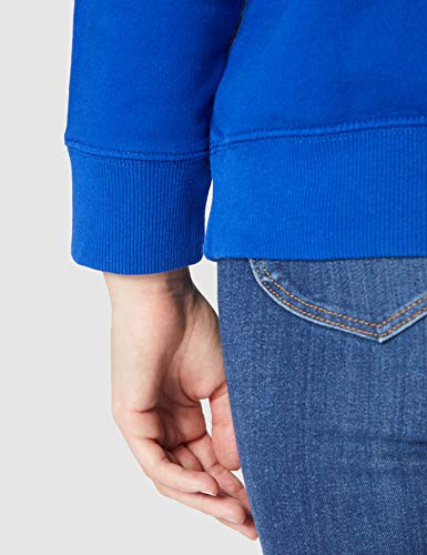 Lee Plain Crew Neck Sudadera, Azul Marino, XL para Mujer