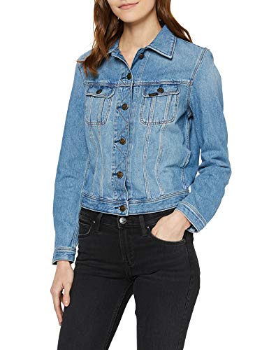 Lee Rider Jacket Chaqueta de jean, Azul (LIGHT BAYBRIDGE IL), Medium para Mujer