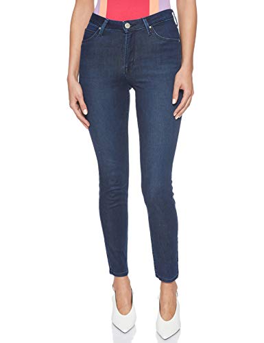 Lee Scarlett High Vaqueros, Polished Indigo KD, 24W / 31L para Mujer