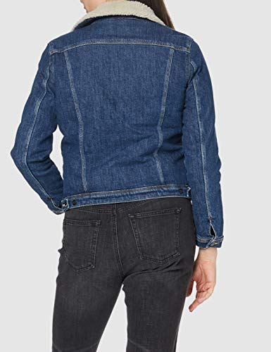 Lee Sherpa Rider Chaqueta vaquera, Vintage Danny, L para Mujer