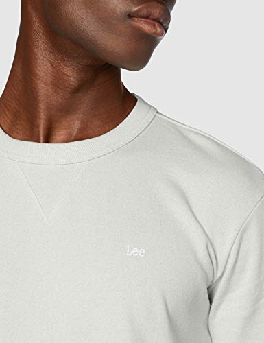 Lee Sustainable Crew SWS Sudadera, Gris (Grey Mele MP), M para Hombre
