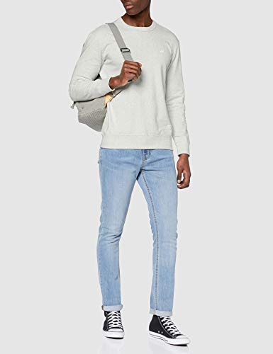 Lee Sustainable Crew SWS Sudadera, Gris (Grey Mele MP), M para Hombre