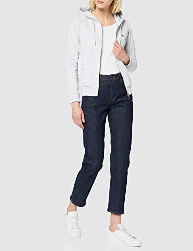 Lee Zip Through Hoodie Sudadera con Capucha, Gris (Sharp Grey Mele 03), S para Mujer