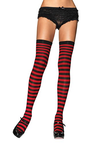 Leg Avenue- Mujer, Color negro y rojo, Talla Única (EUR 36-40) (73391)
