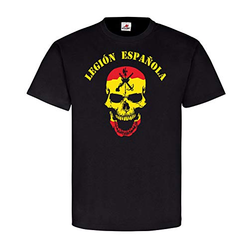 Legión Espanola Viva la Muerta - Camiseta de la Legión Española (#6616) Negro L