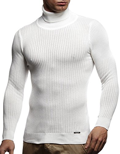 !Solid Xenox Jersey De Punto Troyer Suéter Sudadera De Punto Grueso para Hombre con Cuello Alto De 100% algodón