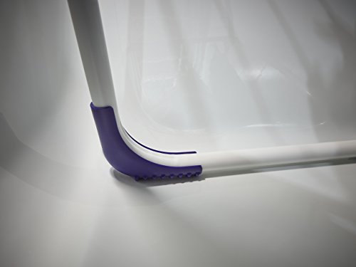 Leifheit Tendedero con alas Pegasus 120 Solid Compact, tendedero de ropa plegable adecuado para bañeras, tendedero interior con patas estables