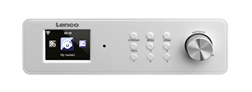Lenco KCR-2014 - Radio (Internet, Digital, FM, PLL, 4W, 6,1 cm (2.4"), 23,7 cm) Color Blanco
