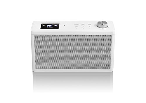 Lenco KCR-2014 - Radio (Internet, Digital, FM, PLL, 4W, 6,1 cm (2.4"), 23,7 cm) Color Blanco