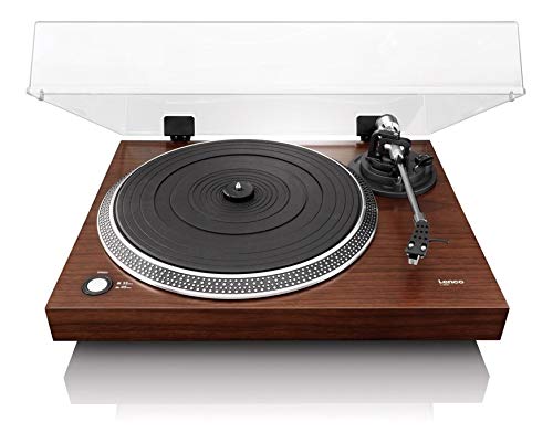 Lenco L-90X tocadisco - Tocadiscos (Tocadiscos de tracción por Correa, Semiautomático, Nuez, 33,45 RPM, Corriente alterna, 5 W)