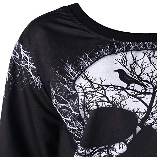 Lenfesh Blusas Multicolores Color sólido Mujer para Mujer Sudaderas Ropa Mujer Otoño Invierno Camisetas Túnicas de Fiesta de Manga Larga