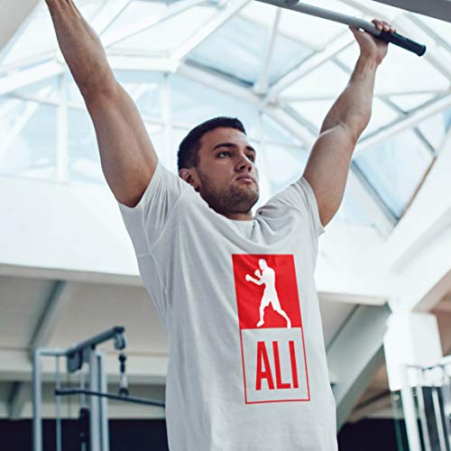 lepni.me Camisetas Hombre Equipo de Entrenamiento Combate De Boxeo Ropa de Ejercicio y Fitness (X-Large Negro Multicolor)