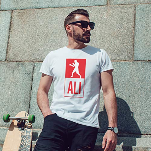 lepni.me Camisetas Hombre Equipo de Entrenamiento Combate De Boxeo Ropa de Ejercicio y Fitness (X-Large Negro Multicolor)