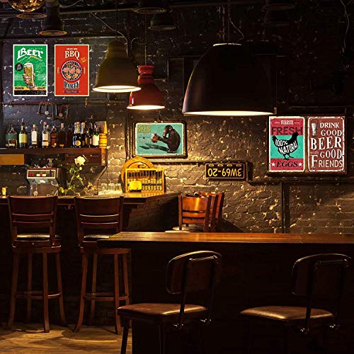 Letrero de lata, 20,3 x 30,5 cm, para vestuarios femeninos