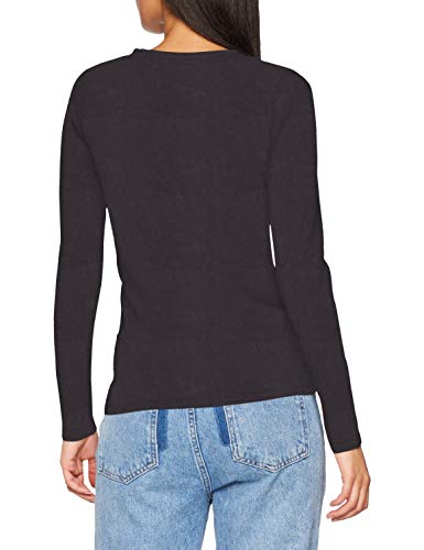 Levi's 501 Crop T-Shirt Camisa Manga Larga, Black (Caviar 0014), Medium para Mujer