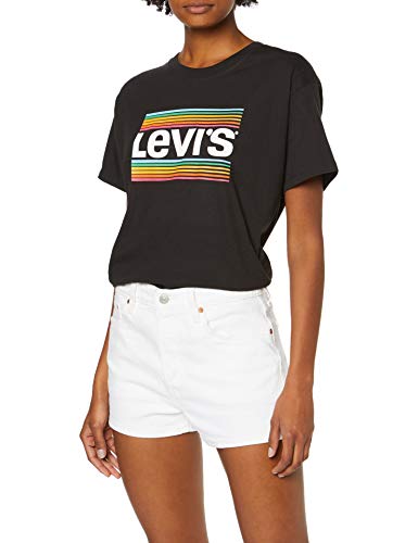 Levi's 501 High Rise Short Pantalones Cortos, In The Clouds, 27 para Mujer